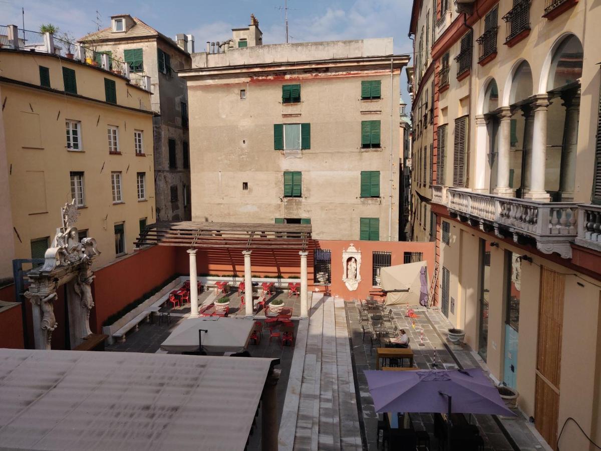 Una Finestra Speciale Su Palazzo Rosso. Monolocale Genua Exterior foto